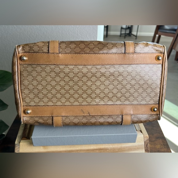 💙 Celine Macadam Coated Canvas Boston Bag - Picture 16 of 16